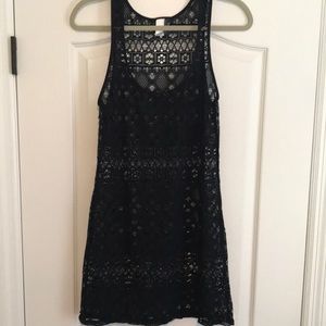 NWOT Polo Ralph Lauren black swimsuit coverup
